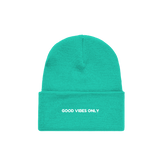 Mint BRAINGAIN GOOD VIBES ONLY BEANIE (2nd)