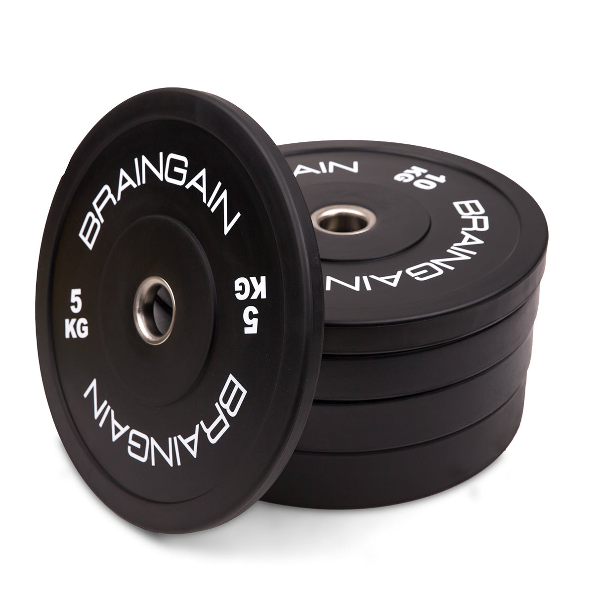 BRAINGAIN Spartan Gym Bundle (100kg Plates, 15kg Olympic Bar)